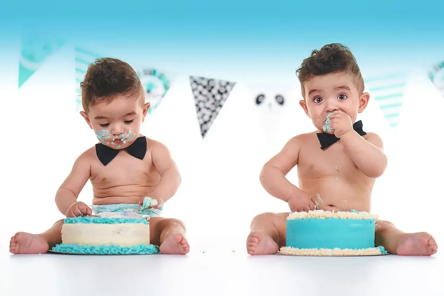 cake smash tweeling broers
