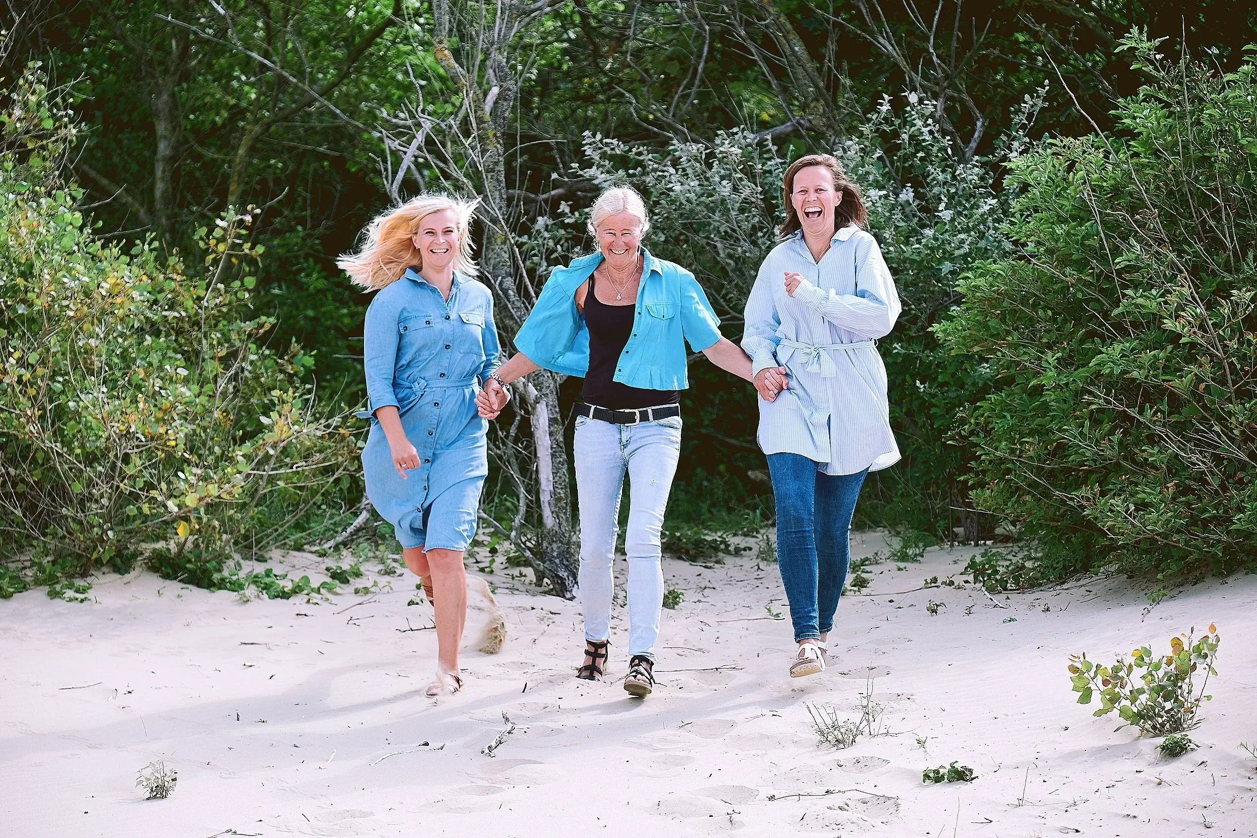 Fotoshoot in de duinen en strand foto 3