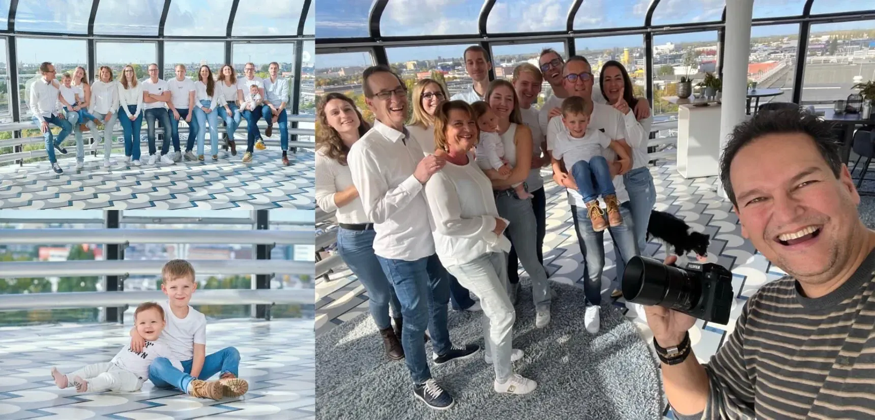 Familiefotoshoot in de Van Nelle Fabriek Rotterdam