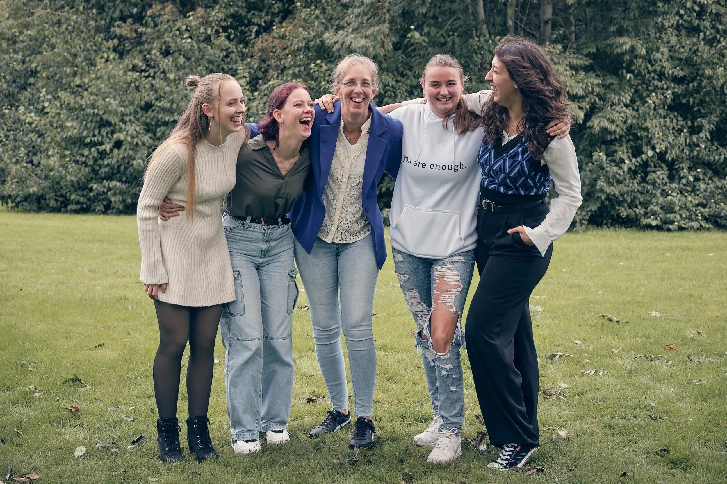 Familie samen tijdens een speels moment