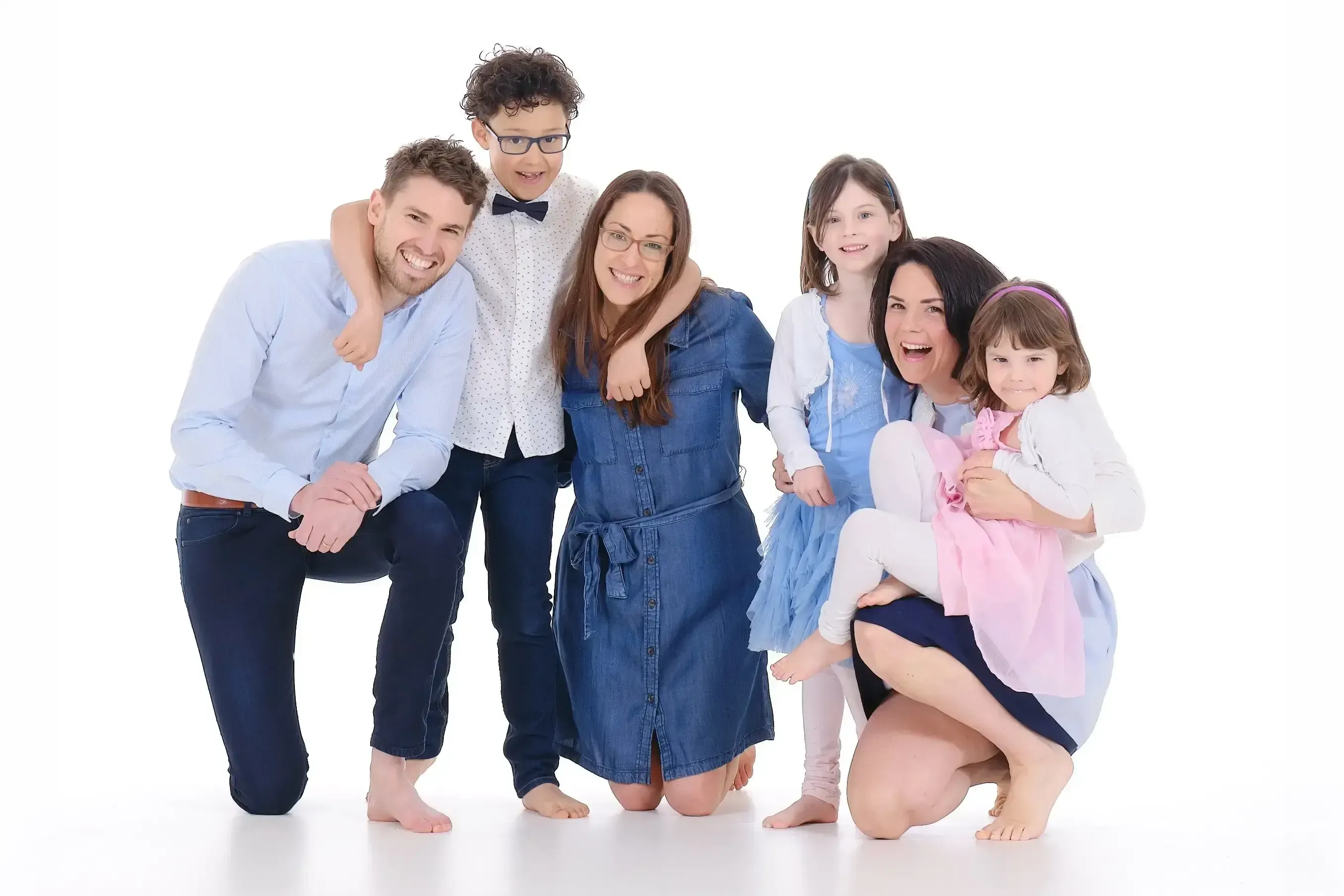 familie fotoshoot in de fotostudio bij familieshoot