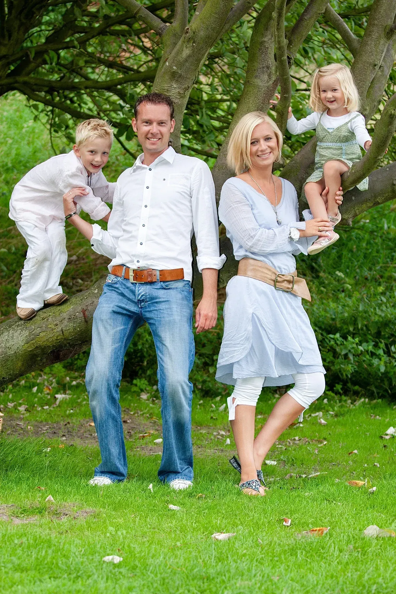 Familieshoot Westerpark picknicken met het gezin