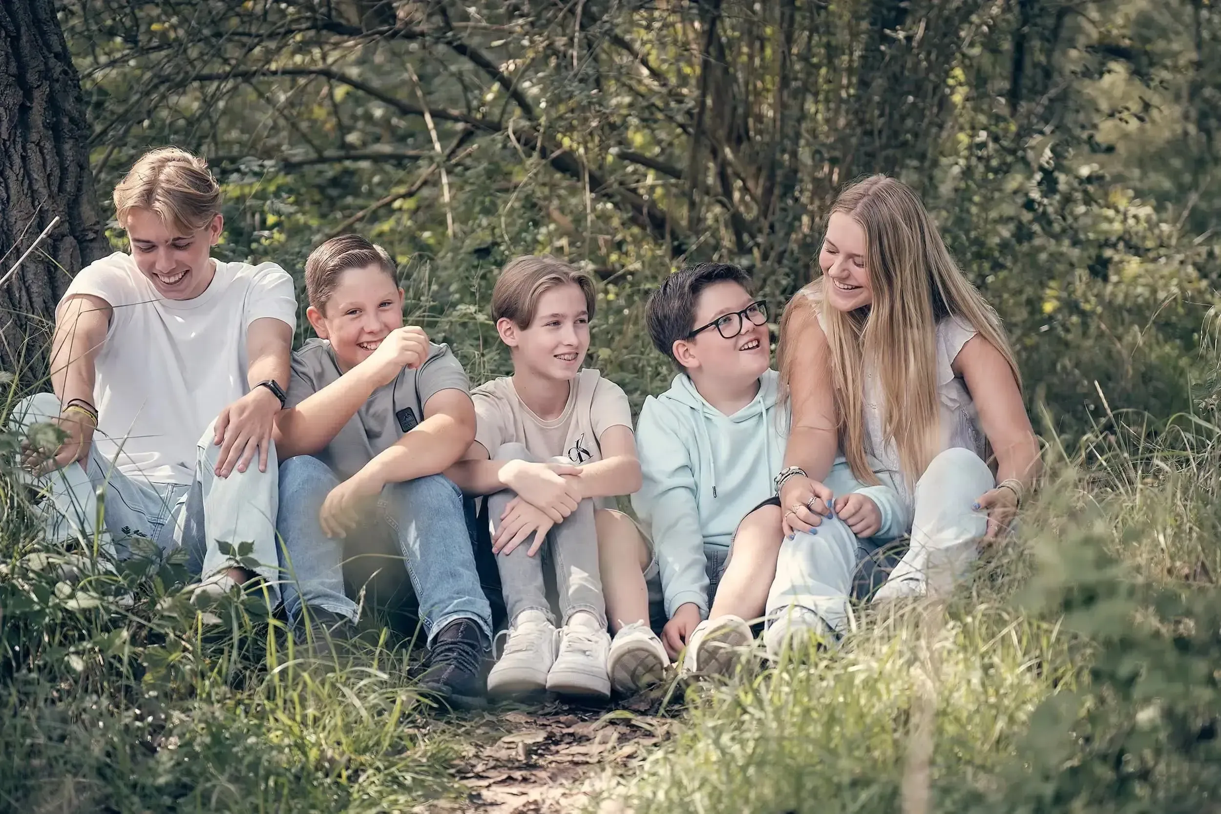 Familieshoot kinderfotoshoot in Meijendel