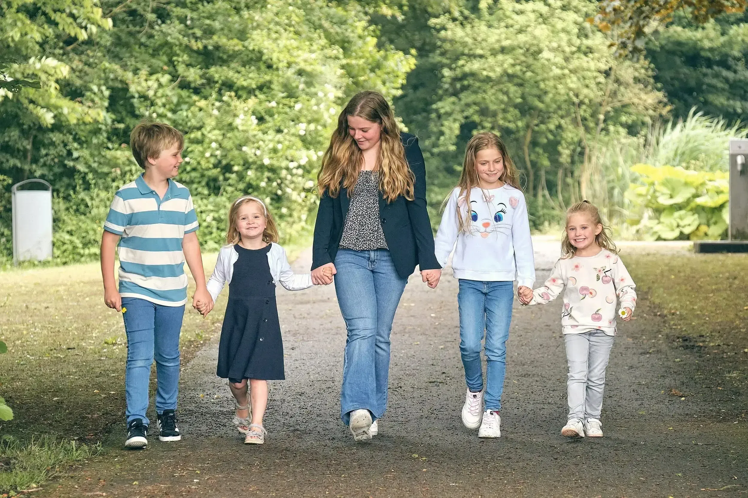 Familieshoot kinderen in het Westerpark Zoetermeer