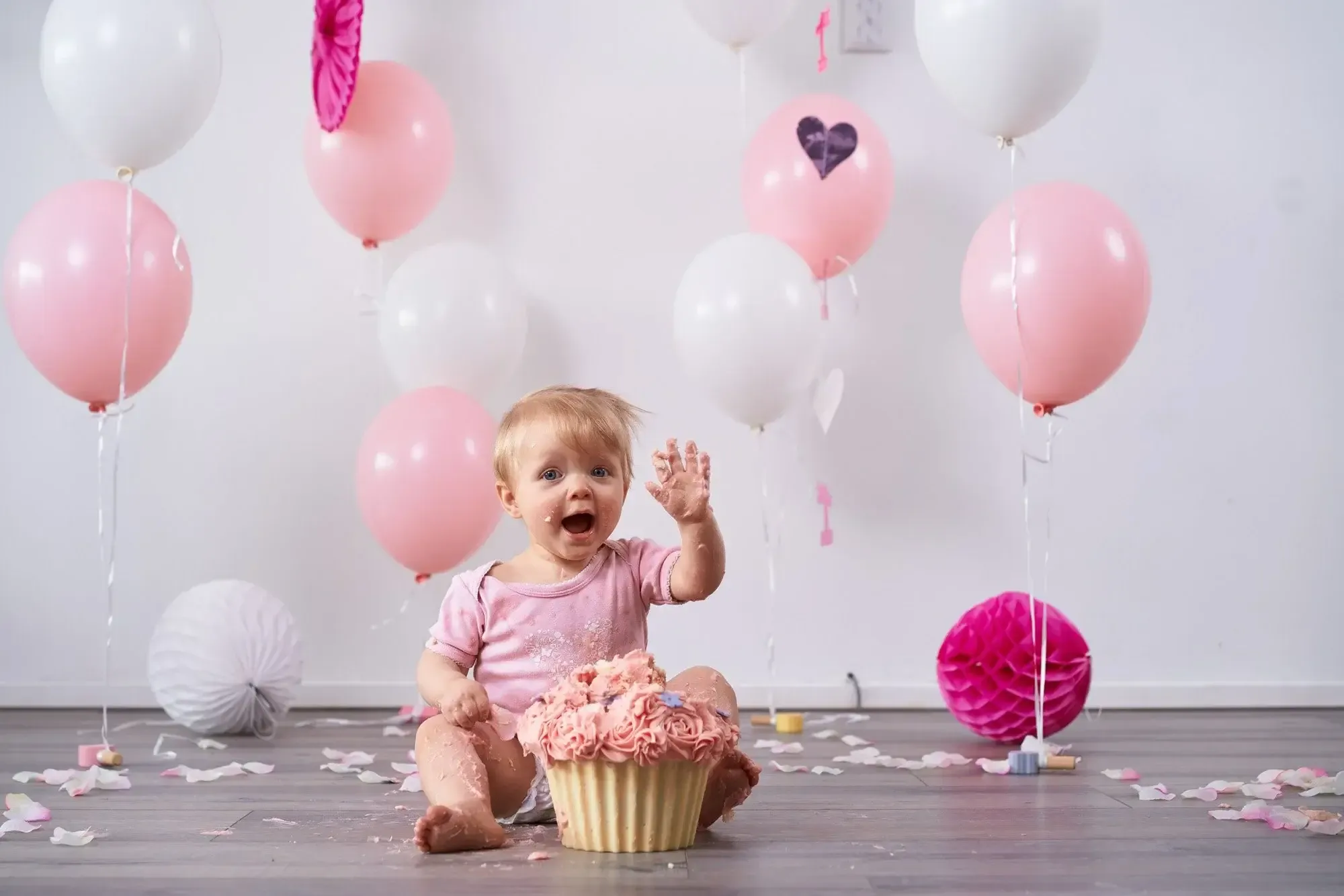 Cakesmash voor kinderen van 1 jaar