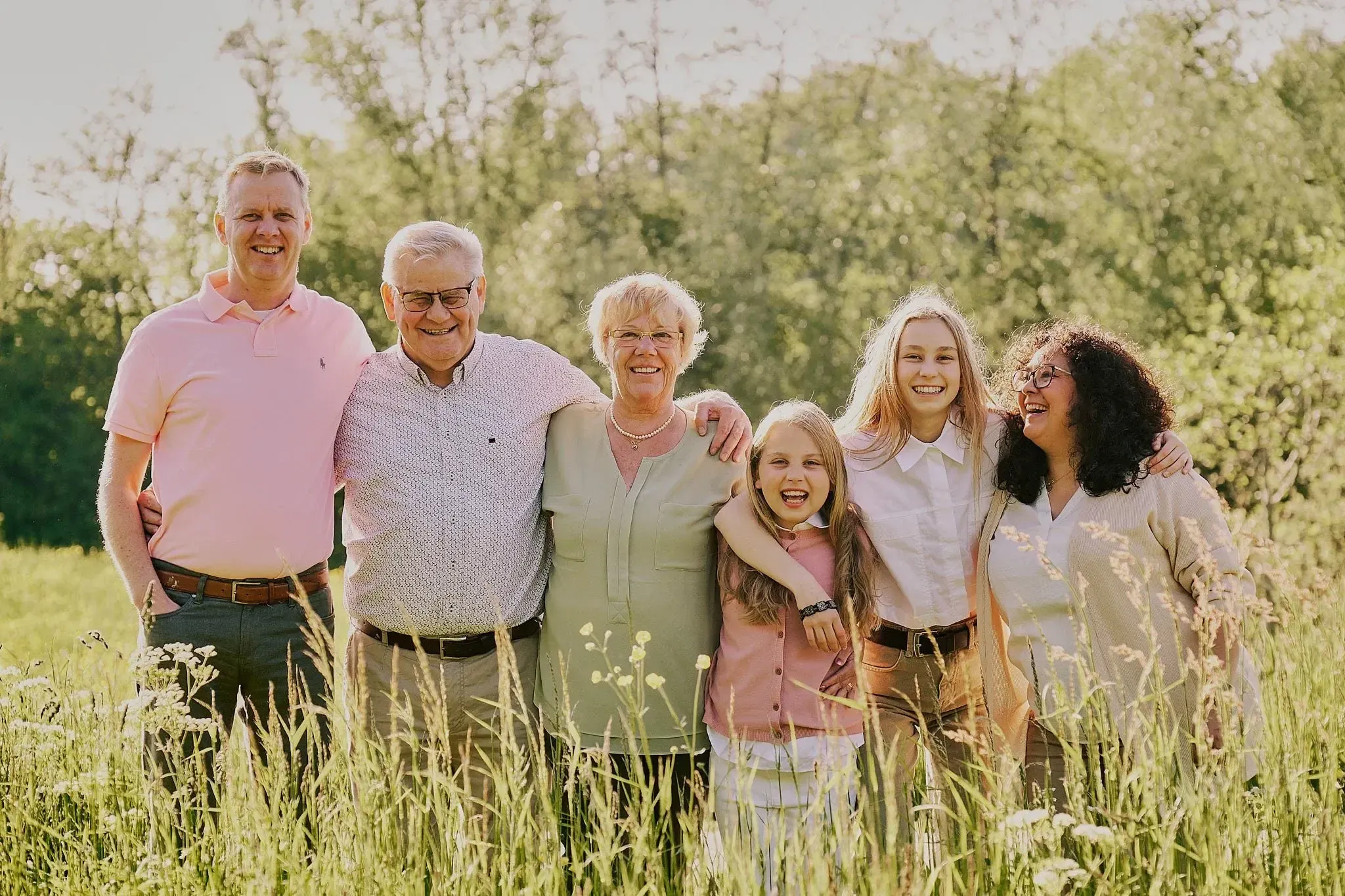Het perfecte licht voor familiefotos