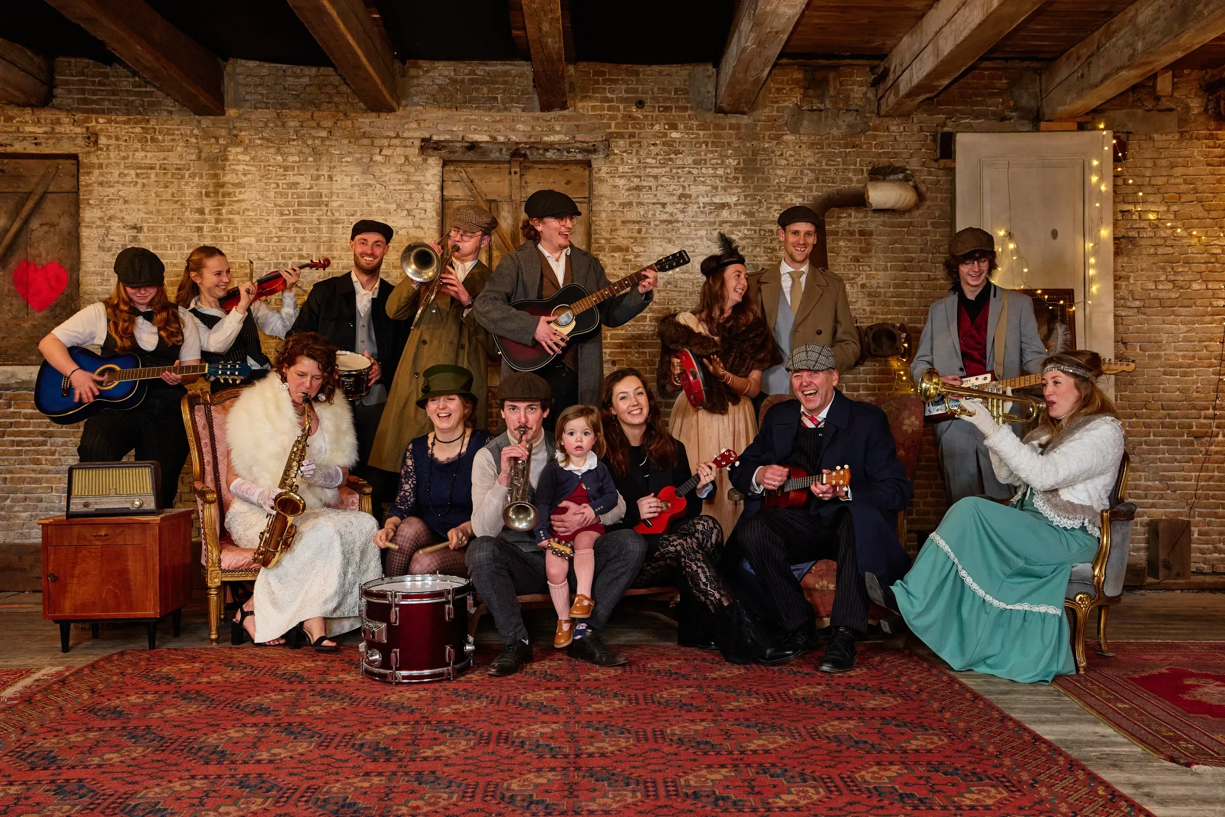 Fotoshoot in de Sodafabriek Schiedam in Peaky Blinders-stijl