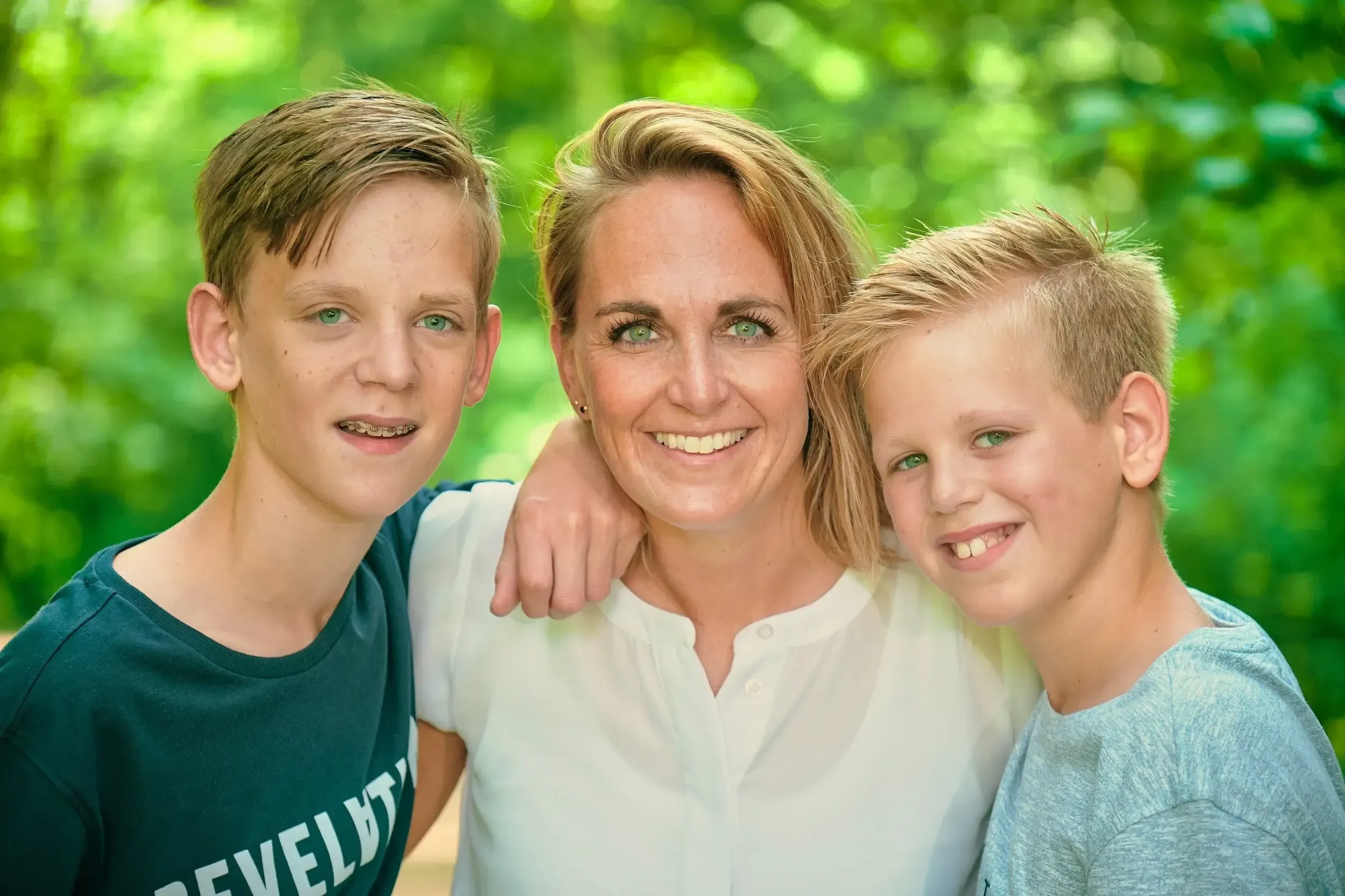 Het geheim voor ogen die uitspringen in portretten
