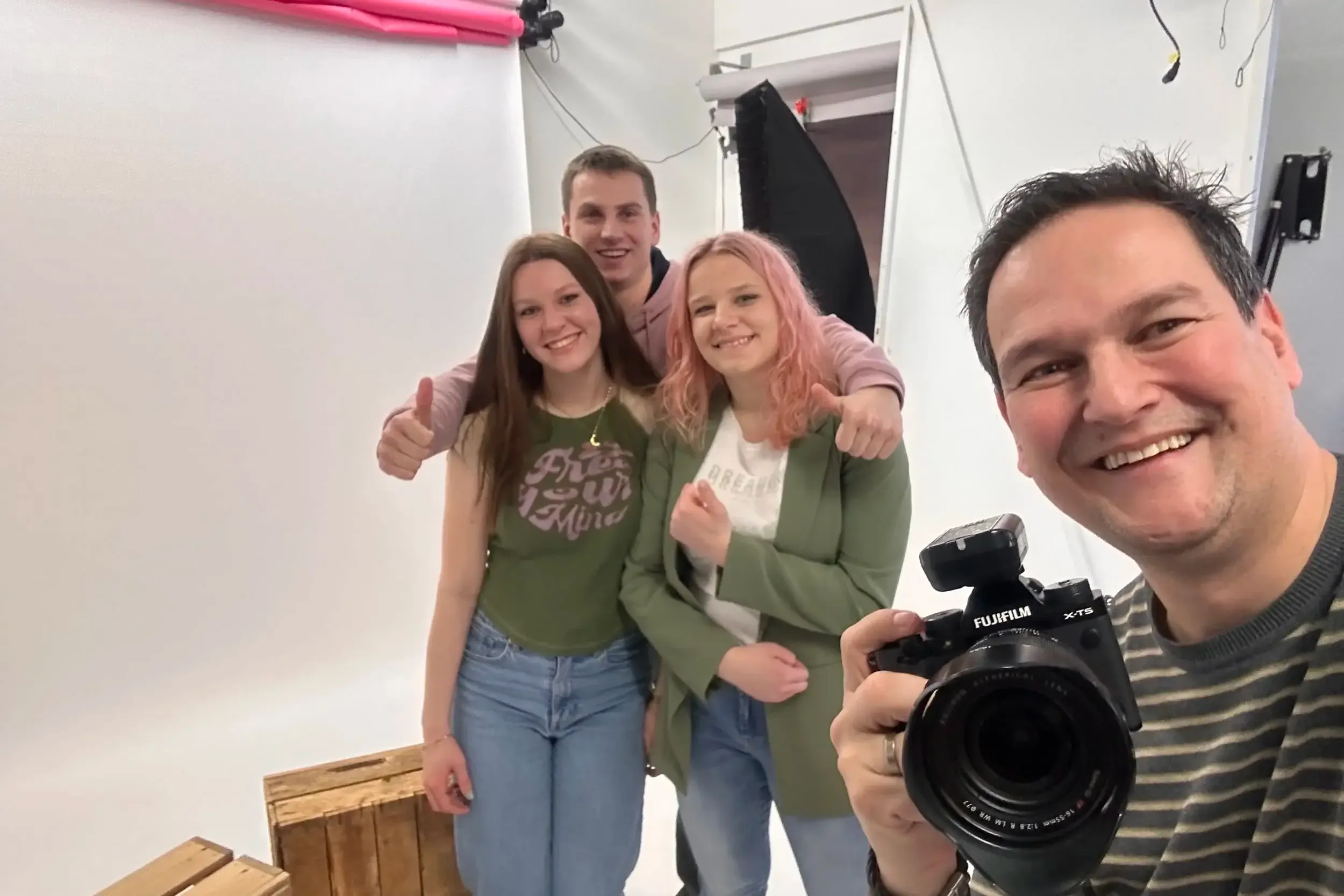 Stefan Segers aan het werk tijdens een familiefotoshoot — foto 7