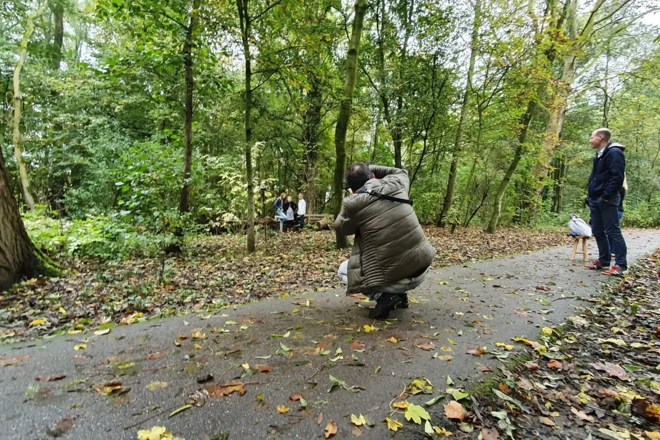 Stefan Segers aan het werk tijdens een familiefotoshoot — foto 9